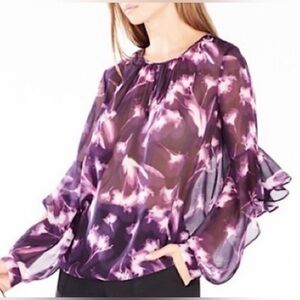 BCBG MAXAZRIA 💯 Silk purple Blouse
